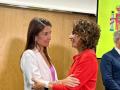 Imagen de archivo de Ruth Merino y María Jesús Montero, en la sede del Ministerio
