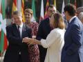 (Foto de ARCHIVO)
El presidente de la Junta de Castilla-La Mancha, Emiliano García-Page, la presidenta del Gobierno de Navarra, María Chivite, el presidente del Principado de Asturias, Adrián Barbón, la presidenta del Congreso de los diputados, Francina Armengol, y el presidente de la Generalitat de Catalunya, Salvador Illa, durante la XXVIII Conferencia de Presidentes, en Palau de Pedralbes de Barcelona, a 6 de junio de 2025, en Barcelona, Catalunya (España). Durante la conferencia se abordarán los 16 puntos de la agenda, ampliada tras la inclusión de las demandas de las Comunidades Autónomas, que contemplan entre otros asuntos la reforma de la financiación autonómica, el control de fronteras, la política migratoria, el acceso a la vivienda, la situación energética y la reforma del Poder Judicial. Por primera vez, los presidentes autonómicos pueden intervenir en las lenguas cooficiales de sus territorios con traducción simultánea.

Kike Rincón / Europa Press
06/6/2025