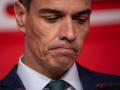 El secretario general del PSOE y presidente del Gobierno, Pedro Sánchez, durante una rueda de prensa, en la sede del PSOE