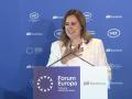 María José Catalá en el Nueva Economía Fórum de Valencia.