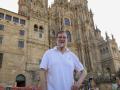 Mariano Rajoy, en la plaza del Obradoiro