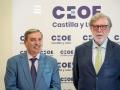 La Junta Directiva de CEOE Castilla y León mantiene un encuentro con el consejero de Movilidad y Transformación Digital de la Junta de Castilla y León, José Luis Sanz Merino