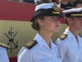 La Princesa de Asturias, en el acto militar celebrado este sábado en la sede de la Legión en Ceuta