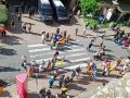 Los concentrados para boicotear la visita del Rey a Montserrat, pasadas las 9,30h