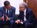 El presidente del Gobierno, Pedro Sánchez, con Bill Gates