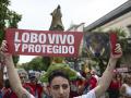 Manifestación para exigir la protección del lobo ibérico