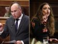 Los dirigentes del PP Miguel Tellado y Ester Muñoz