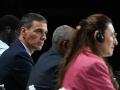 Pedro Sánchez, durante la jornada de este miércoles en la cumbre de Sevilla