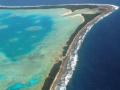 Vista aérea de Tuvalu