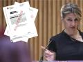 Montaje de la vicepresidenta del Gobierno Yolanda Díaz junto a los documentos a los que ha tenido acceso El Debate