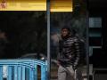 Un inmigrante frente al CREADE de Pozuelo de Alarcón