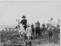 General Nelson Miles and other soldiers on horseback, Puerto Rico
