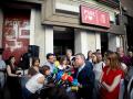 El presidente de Castilla-La Mancha, Emiliano García-Page, en la entrada al recinto.