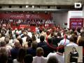 Page no se levanta a aplaudir a Sánchez cuando termina su discurso en el Comité Federal