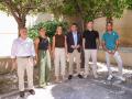 Imagen de jóvenes agricultores junto al presidente de la Generalitat Valenciana, Carlos Mazón, en la presentación de las ayudas al sector agrario valenciano