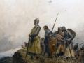 El rey Pedro III de Aragón, retratado en el collado de las Panizas por Mariano Barbasán
