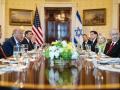 Donald Trump y Benjamin Netanyahu durante su reunión de este martes en la Casa Blanca
