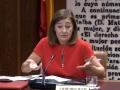 La presidenta del Congreso, Francina Armengol, en la Comisión de Investigación en el Senado