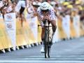 Tadej Pogacar durante la crono del Tour de Francia
