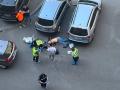 Lugar del asesinato del oficial Ivan Voronych, en Kiev