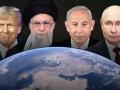 Donald Trump, Ali Jamenei, Benjamin Netanyahu y Vladimir Putin