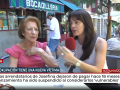 Josefina, víctima de inquiokupación, entrevistada en Telemadrid.