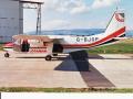 Un BN-2 de Loganair con capacidad para 8 pasajeros opera el vuelo comercial más corto del mundo.