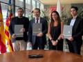Imagen de la firma del proyecto entre la UPV y el Departamento de Bolívar