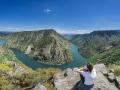 Cañón del Sil en la gallega Ribeira Sacra desde un fabuloso mirador.