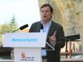 El presidente de la Junta, Alfonso Fernández Mañueco, este viernes, en Palencia