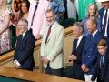 Wimbledon (United Kingdom), 13/07/2025.- Spanish King Felipe VI (2L) and Britain's William, Prince of Wales (2R) react after Jannik Sinner of Italy won the Men's Singles final match against Carlos Alcaraz of Spain at the Wimbledon Championships, Wimbledon, Britain, 13 July 2025. (Tenis, Príncipe de Gales, Italia, España, Reino Unido) EFE/EPA/NEIL HALL EDITORIAL USE ONLY