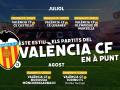 Imagen del cartel de la pretemporada del Valencia