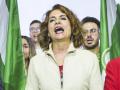 La vicepresidenta primera y ministra de Hacienda, María Jesús Montero, durante el Congreso del PSOE de Andalucía