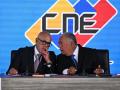 Jorge Rodriguez, presidente de la Asamblea Nacional de Venezuela y Elvis Amoroso presidente del CNE