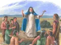 La Dama Azul evangelizando a los indios