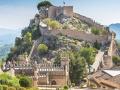 Imagen del castillo de Xàtiva, a menos de media hora de l'Énova en Valencia