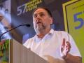 El líder de ERC, Oriol Junqueras, en una conferencia en la Universitat Catalana d'Estiu (UCE)