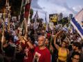 Manifestantes en Tel Aviv exigen el fin de la guerra en Gaza y la liberación de los rehenes
