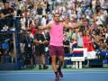 Carlos Alcaraz celebra el pase a los cuartos de final del US Open