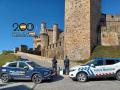 Agentes de la Policía Nacional y de la Policía Local en Ponferrada (León)
