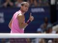 Carlos Alcaraz, durante los octavos de final del US Open