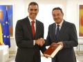 Pedro Sánchez y Álvaro García Ortiz, este jueves en la Moncloa
