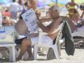 El diseñador Giorgio Armani durante unas vacaciones en Formentera.
en la foto : periódico " La República "
22/07/2016
Formentera