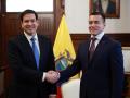 El presidente de Ecuador, Daniel Noboa y el secretario de Estado de EE.UU., Marco Rubio