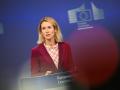 La alta representante de la Unión Europea, Kaja Kallas, en Bruselas