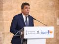 El Presidente de la Generalitat, Carlos Mazón, en la presentación del Plan