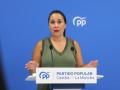 La portavoz del Partido Popular de Castilla-La Mancha, Alejandra Hernández