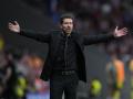 El entrenador del Atlético de Madrid, Diego Pablo Simeone