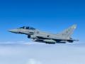 Uno de los Eurofighter españoles desplegados en Lituania
