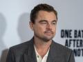 Leonardo DiCaprio, durante el preestreno de Una batalla tras otra en Londres